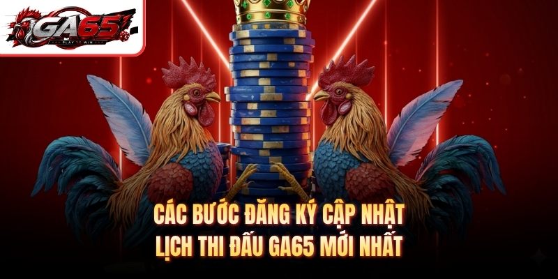 Các bước đăng ký cập nhật lịch thi đấu GA65 mới nhất